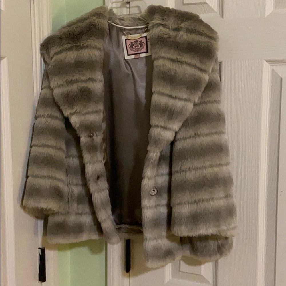 Juicy Couture Faux Fur Coat